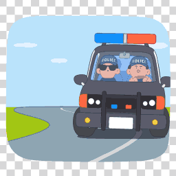 police car